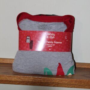 NEW Holiday Style Gnome Happy Holidays 2 Piece PJ Set